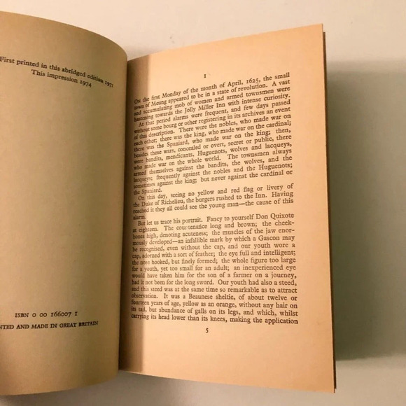 Vtg 1974 The Three Musketeers Alexandre Dumas Childrens Press Hardcover - Picture 12 of 16